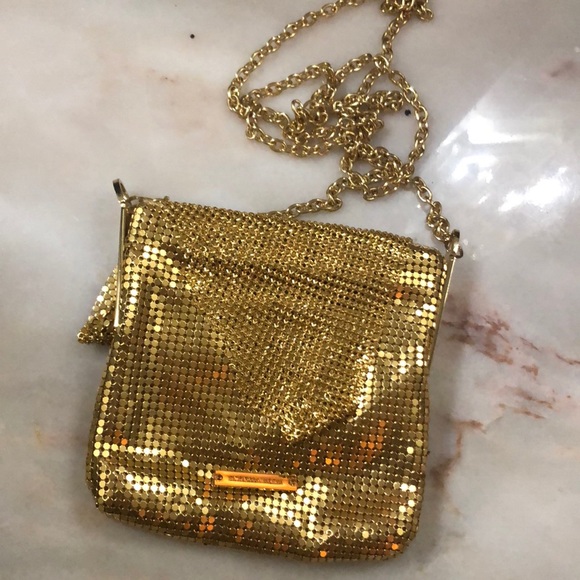 BCBGMaxAzria Handbags - Glamorous gold BCBG mini bag